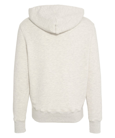 Felpa con cappuccio e ricamo logo