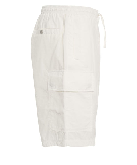 Bermuda shorts in cotton blend