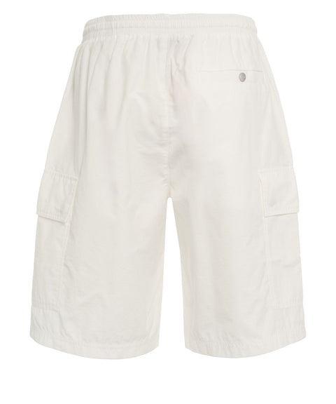 Bermuda shorts in cotton blend