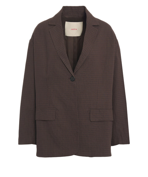Blazer in misto lino