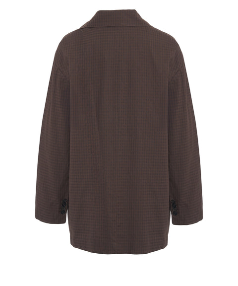 Blazer in misto lino