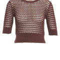 Lochstrick Pullover