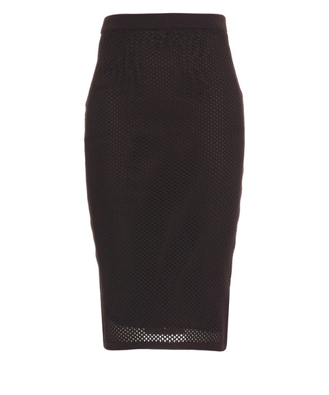 Midi skirt in cotton