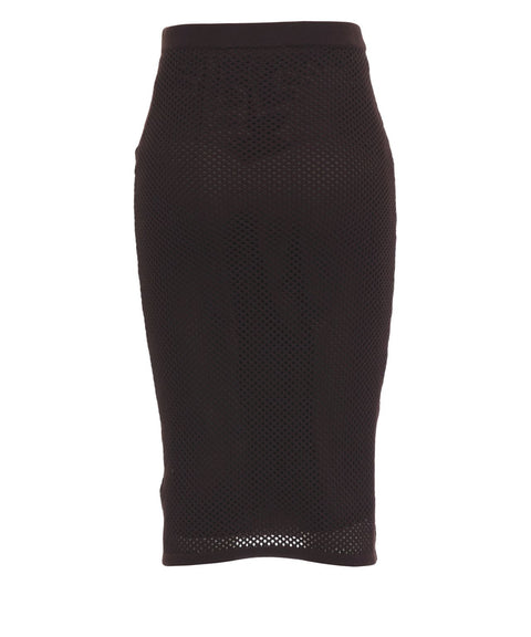 Midi skirt in cotton