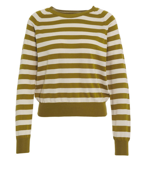 Maglione a righe in cotone