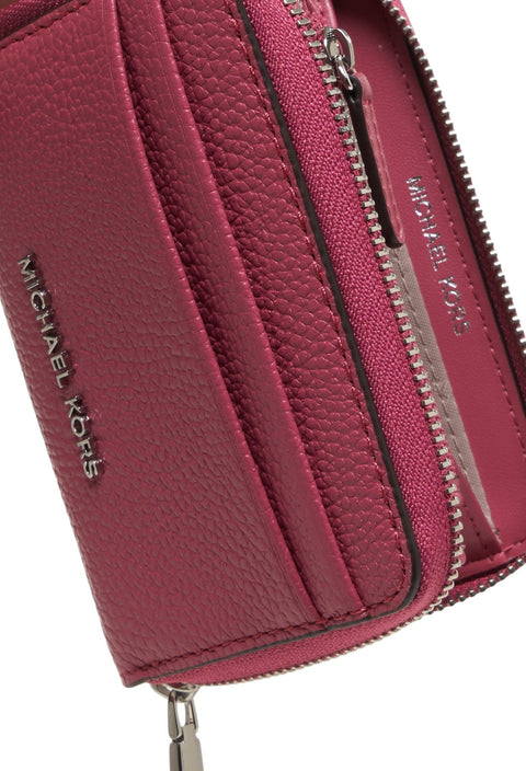 Portafoglio con scritta logo