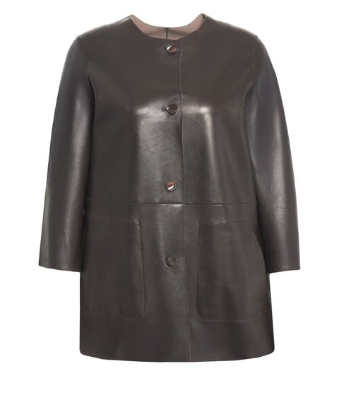 Leather jacket 'Dom'