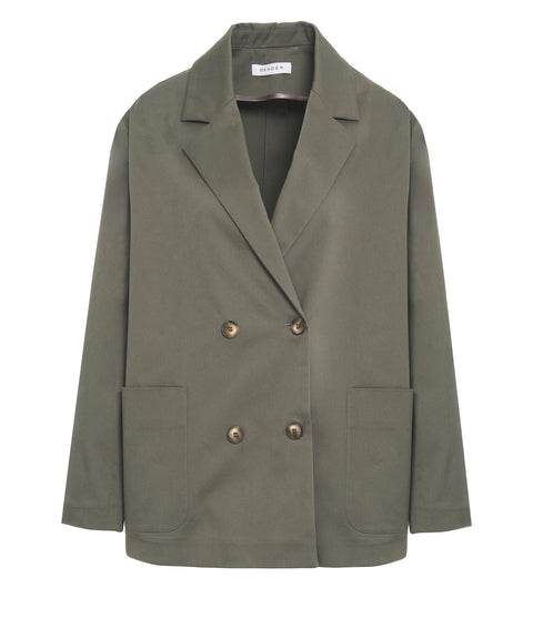 Oversize Doppelreiher Blazer