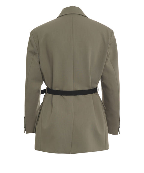 Blazer con cintura in vita