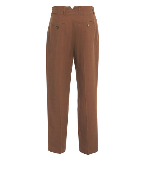 Linen blend chino pants