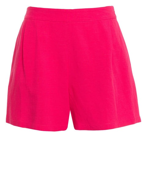 Shorts aus Leinengemisch