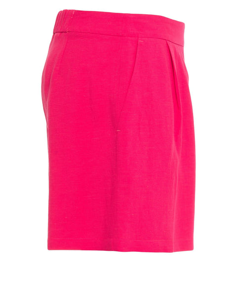 Shorts aus Leinengemisch