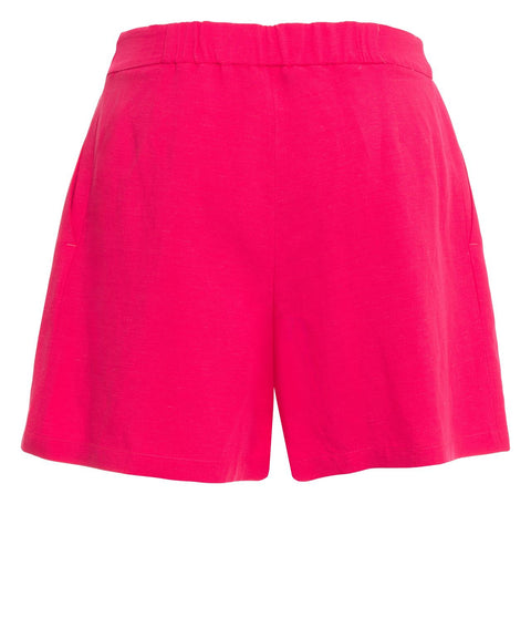 Shorts aus Leinengemisch