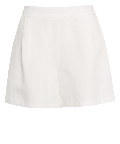 Shorts aus Leinengemisch