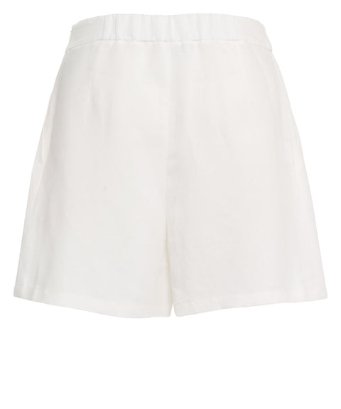 Shorts aus Leinengemisch