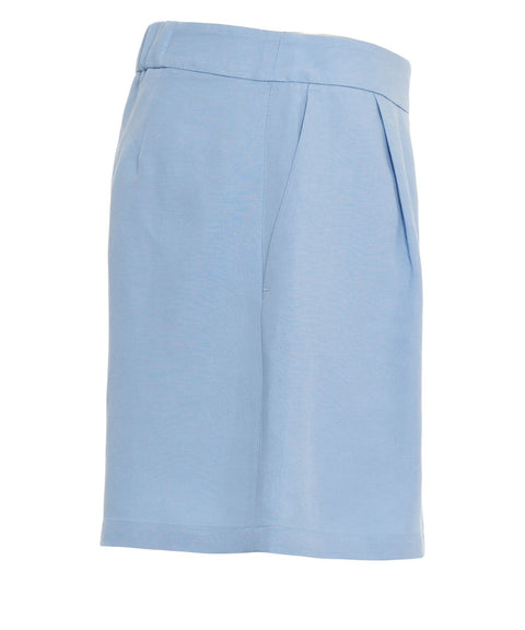 Shorts aus Leinengemisch