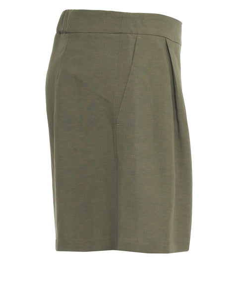 Shorts in misto lino