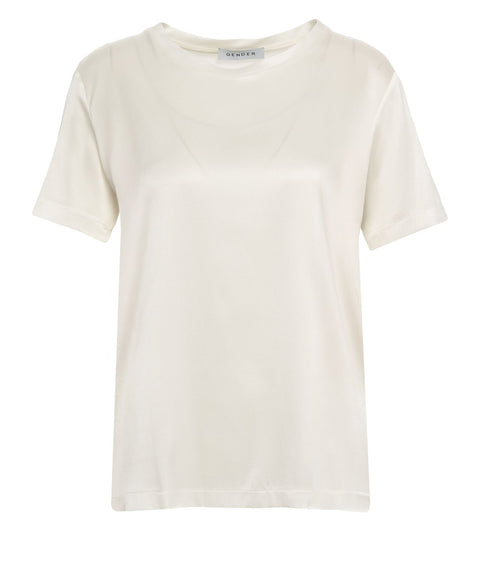 T-shirt in seta