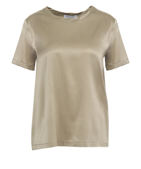 T-shirt in seta