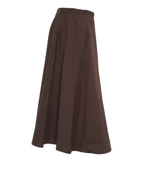 Gonna maxi in misto cotone