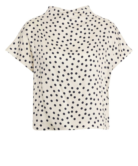 Bluse mit Polka Dots