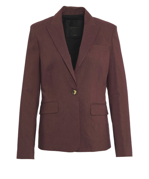 Blazer in misto lino 'Freda'