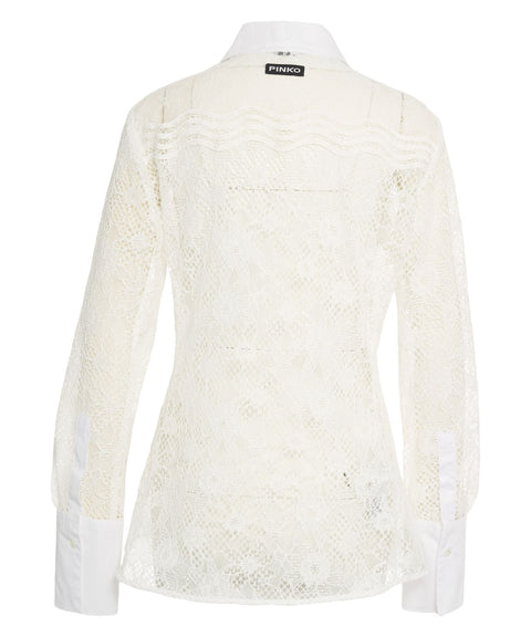 Blusa in pizzo