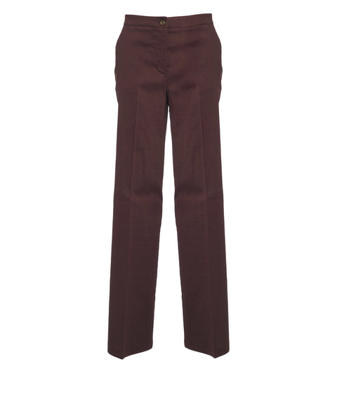Pantaloni in misto lino 'Jacopone'