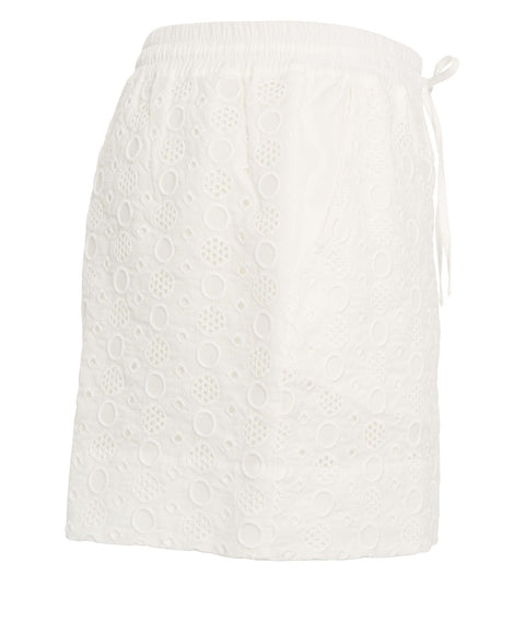 Shorts mit Lochstickerei 'Liz'