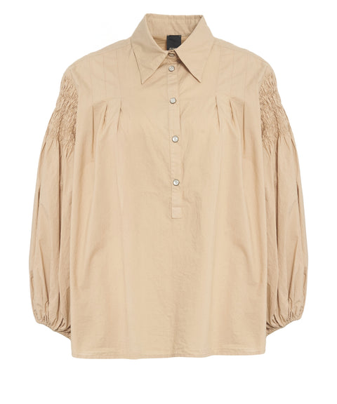 Blusa in cotone 'Bouquet'