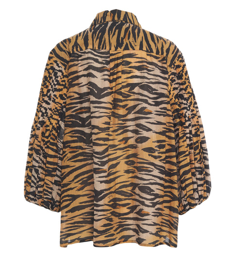 Bluse mit Animal-Print 'Darcey'