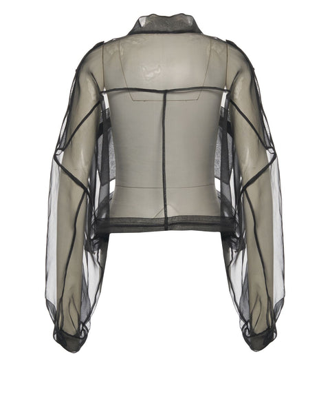 Giacca in organza di seta 'Longan'