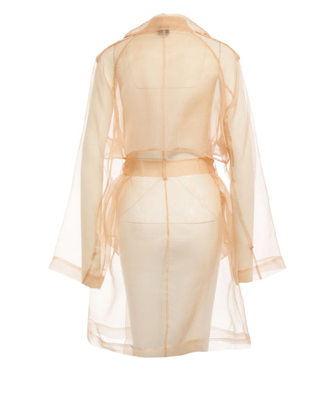 Trenchcoat aus Seidenorganza 'Cocco'