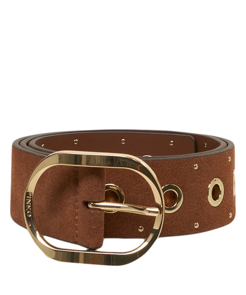 Cintura in pelle scamosciata
