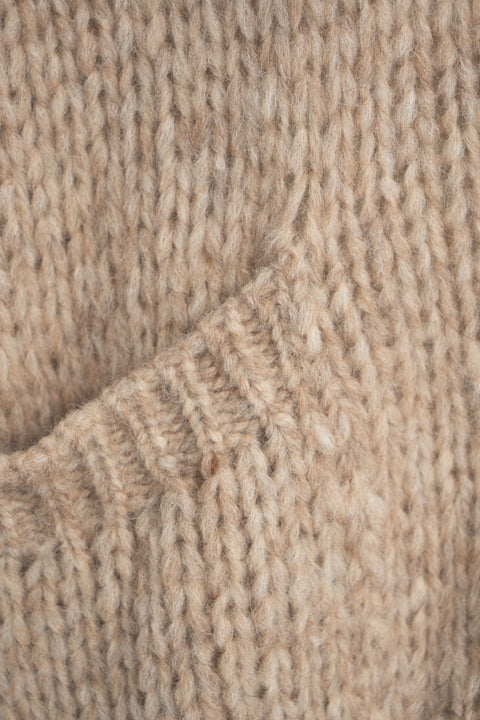 Cardigan in maglia con scollo a V