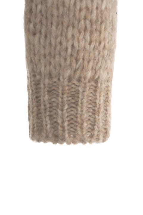 Cardigan in maglia con scollo a V