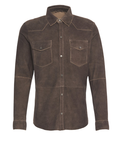 Wildleder Overshirt
