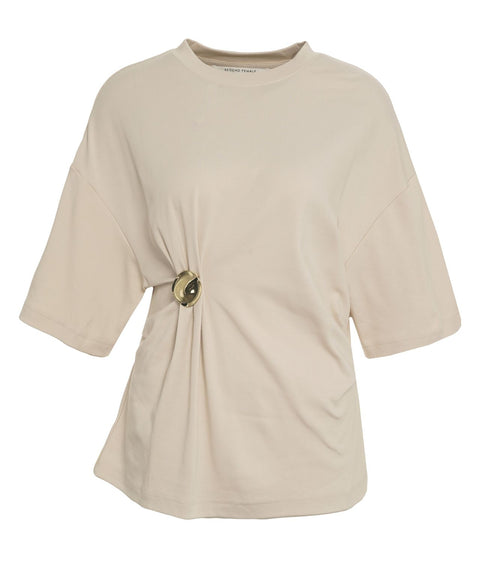 T-Shirt mit Brosche 'Enora'