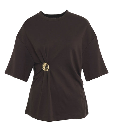 T-Shirt mit Brosche 'Enora'