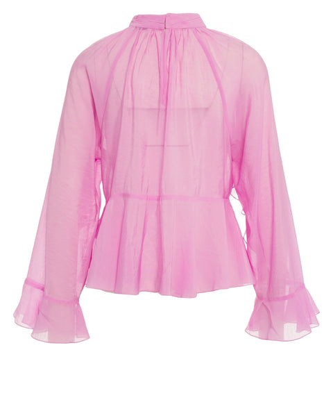 Blusa con ruches 'Naje'