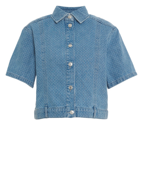 Denim Kurzarmhemd 'Cama'