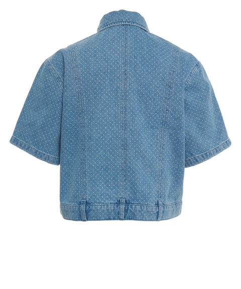Denim Kurzarmhemd 'Cama'