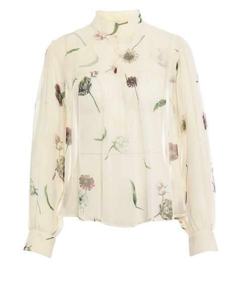 Blusa con motivo floreale 'Florala'