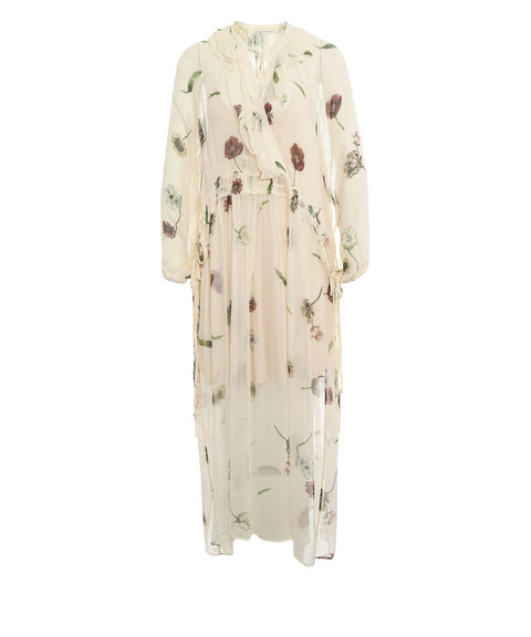 Abito maxi con motivo floreale 'Florala'