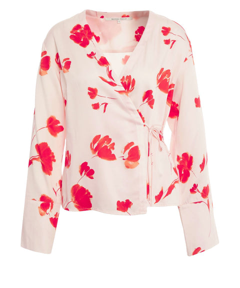 Blusa a portafoglio 'Sakura'