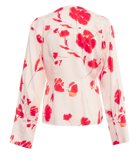 Blusa a portafoglio 'Sakura'