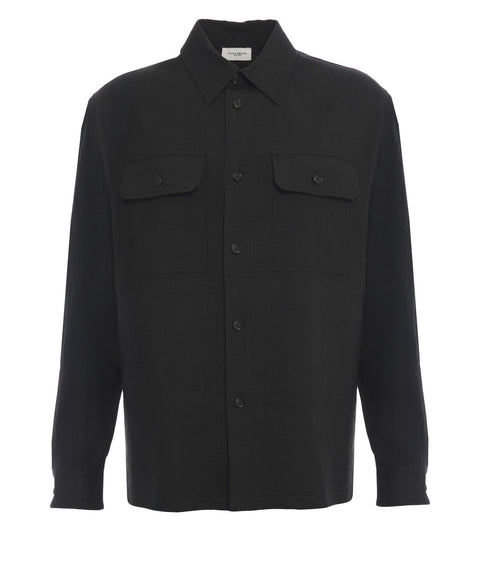 Camicia in misto lino