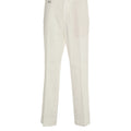 Pantaloni chino in misto lino