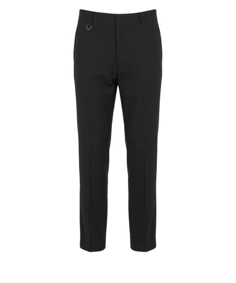 Pantaloni chino in misto lino
