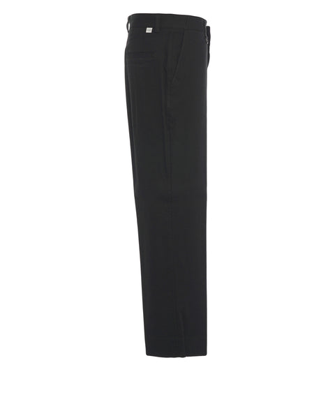 Pantaloni chino in misto lino